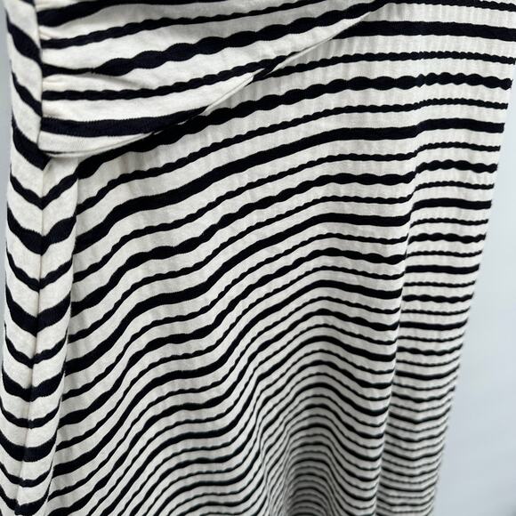 ANTHROPOLOGIE Maeve Black & White Striped Summer Skirt // XXS - Picture 4 of 5
